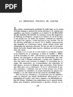 La Ideologia Politica de Goethe PDF