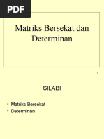 Bab 10. Matriks Bersekat Dan Deter Min An