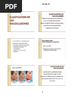 Clasificación de Maloclusiones