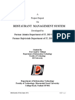 Restaurant Management System