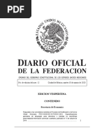 Diario Oficial de La Federación Mexicana 10032020