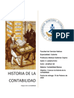 Antecedentes Históricos de Las de La Contabilidad