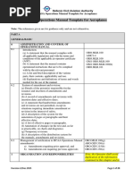 EASA Operations Manual Template For Aeroplanes-Rev.6