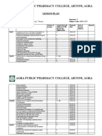 Lesson Plan MPH 203 & MPH205P