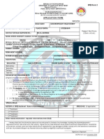 Spes Application Form