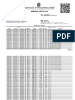 Modelo de Memorial Descritivo Tabular (SIGEF)