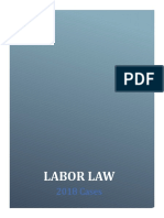 LaborLaw CaseDigests 2018