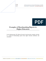 Examples of Benchmarking Reports in Higher Education Membership PDF