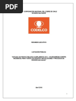 "Estudio de Prefactibilidad Cumplimiento NCC - 40 Codelco PDF