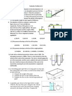 Hydraulics Problem Set 2