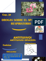 CAP 28 Drogas Sobre El Aparato Respiratorio PDF