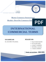 Incoterms Rapport