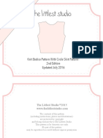 Updated Bodice Skirt Pattern PDF