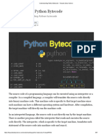 Understanding Python Bytecode PDF