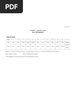 YSCN0027 Chemistry in Sport 2010 - 2011 Semester 1: (TEST)