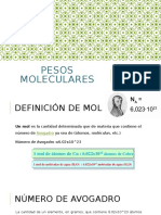 Mol, Peso Molecualr y Composición Porcentual