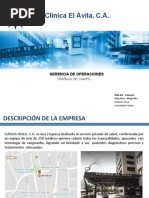 Trabajo de Operaciones CLINICA EL AVILA