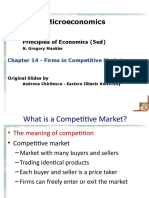 Chapter 14 - Firms in Competitive Markets