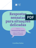 Respostas Sensatas para Situações Delicadas - CNV No Dia A Dia