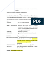 Avisos A Catastro y Municipalidades