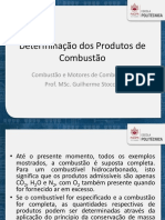 DeterminaþÒo Dos Produtos de CombustÒo