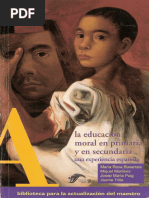 La Educación Moral en Primaria y en Secundaria PDF