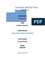 Tarea 3.1 Programacion III TRT