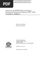 ASTM STP 1530 - Selected Technical Papers - Narayan Prabhu - ASTM Committee D-2 On Petroleum Products and Lubricants - Lead-Free Solders (2011) PDF