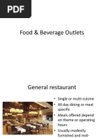 Food Beverage Outlets