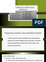 Analisis Dan Penilaian Ekuitas