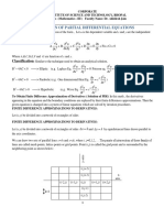 Lecture Notes - NUMERICAL SOLUTION OF PARTIAL DIFFERENTIAL EQUATIONS by DR - Akhilesh Jain