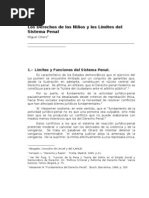 CILLERO Los Derechos de Los Niños y Los Límites Del Sistema Penal, 2000