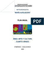 Plan Anual Arte y Cultura 2020 M.A. 4º