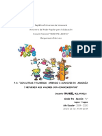 Proyecto de Aprendizaje De1 Lapso Con Letras y Numeros Aprendo A Convivir en Armonia 3