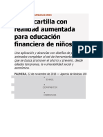 Cartilla Unal de Educacion Financiera para Niños