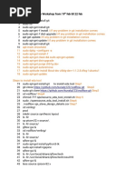 Commands Used in Soc Workshop PDF