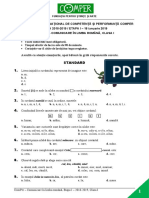 Subiect Comper Romana EtapaI 2018 2019 Clasai