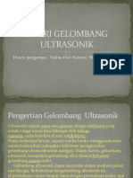 Fisika Kesehatan Kel 6 TEORI GELOMBANG ULTRASONIK