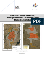 Guia de Delimitacion y Homologacion de Areas Urbanas