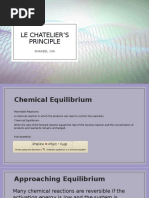 Le Chatelier's Principle