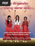 Mancamps Report Zuya Winyan Wicayuonihan-Honoring Warrior Women