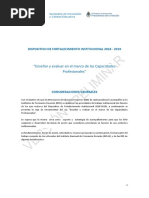 DISPOSITIVO DE FORTALECIMIENTO INSTITUCIONAL Obj-1-Eje-2 ENSEÑAR Y EVALUAR EN EL MARCO DE LAS CAPACIDADES