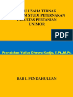 Ilmu Usaha Ternak Pertemuan I