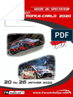 Guide Du Spectateur Monte-Carlo 2020 Par Forum-Rallye PDF