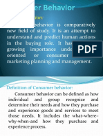 An Introduction:: Consumer Behavior