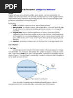 Walkman Process Description