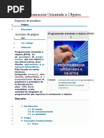 Programación Orientada A Objetos