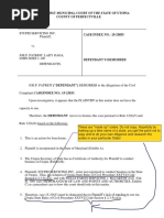 Demurrer or Dismiss Debt Collector For Lack of Standing To Sue No Certificate of Authority Secretary of State Foreclosure Credit Cards PDF