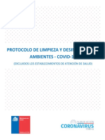 Protocolo de Limpieza y Desinfección de Ambientes Covid 19 PDF