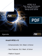 HFSS 12.0 Tips and Techniques For HFSS Project Setup and Solve